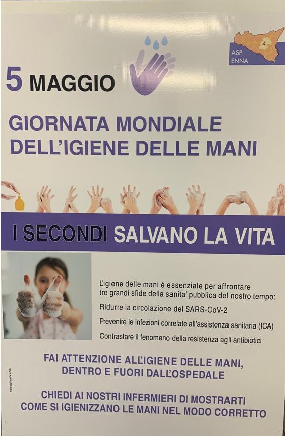 Asp Enna 5 Maggio Giornata Mondiale Delligiene Delle Mani